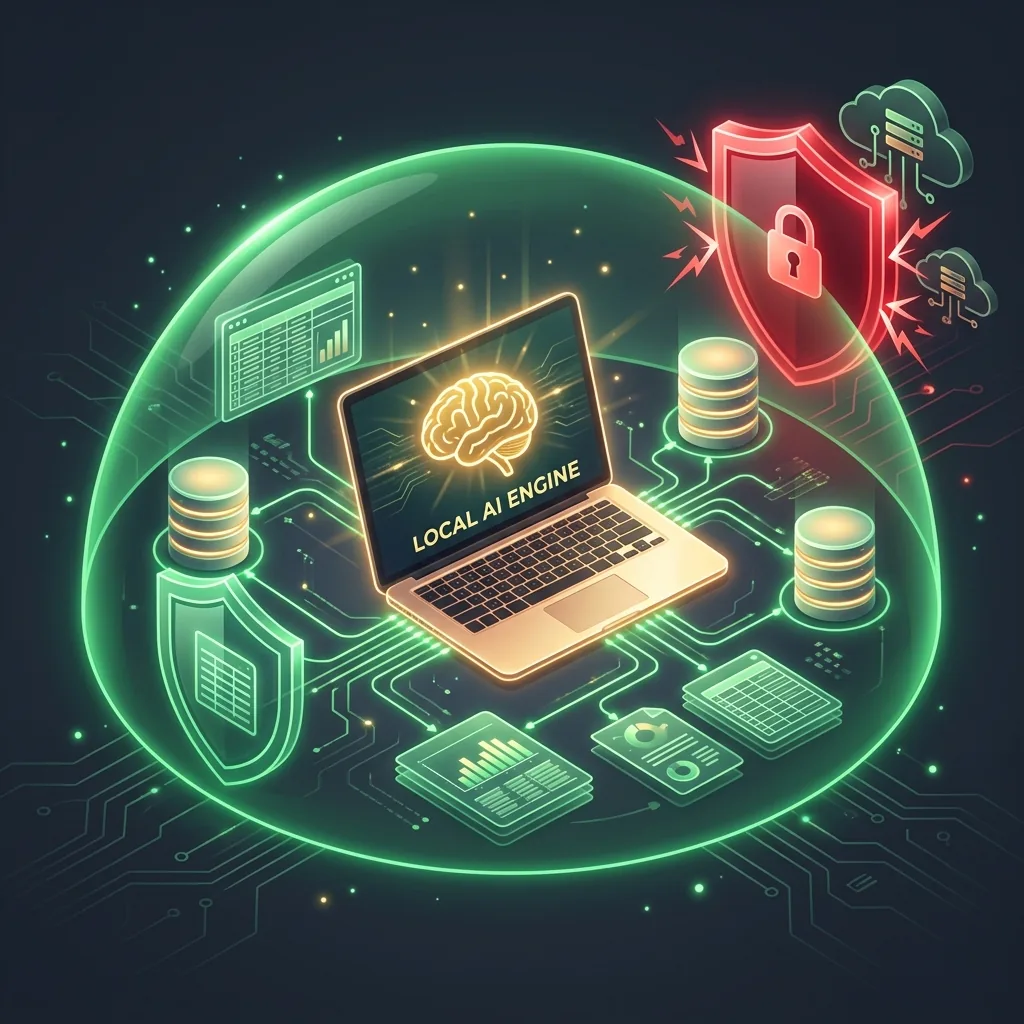 HakiliAI Secure Local Engine Illustration